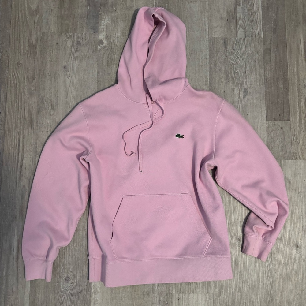 Lacoste Light Pink Hoodie Sweater